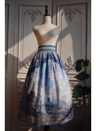 Cyans Qing Gare Saint-Lazare Skirt(2 Colours/Full Payment Without Shipping)